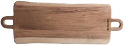 Bonfesto Tocator cu 2 manere dreptunghiular din lemn natural de Acacia, Bonfesto®, 70x 25 x 1.5 cm (5941947801280) Tocator