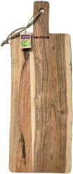 Bonfesto Tocator dreptunghiular cu maner din lemn natural de Acacia, Bonfesto®, 65 x 25 x 1.5 cm (5941947801303) Tocator