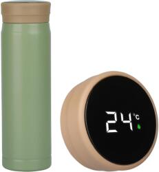 Belle Vous Termos cu Afisare Digitala, Belle Vous, Indicator de Temperatura Inteligent, Capac Etans, 280 ml, din Otel Inoxidabil, Verde (5061014882599)
