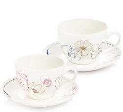 myCOFFEE Tescoma myCOFFEE csésze csészealjjal, 2 db, Blossoms (387740.00)