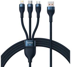 Baseus Flash Series Adatkábel 3in1 Usb - Type-C/Lightning/Microusb, 120cm, Sötétkék - fizz - 6 799 Ft