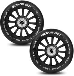  Soke Go Roller kerék szett 2db 100mm - fekete (TE803000)