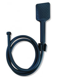  Caldo Freddo Blackfield - zuhanyfej + fix fali tartó + 1, 5 m csavarodásmentes gégecső - matt FEKETE (45S1025B) - aquamixwebaruhaz