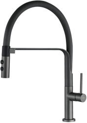 Laveo SILUETTO rugalmas tömlős zuhanyváltós grafit csaptelep - BQU_978D (BQU_978D)