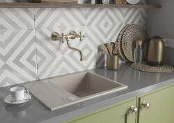 Laveo STILO fali csaptelep, bronz K. - BKI_580D (BKI_580D)