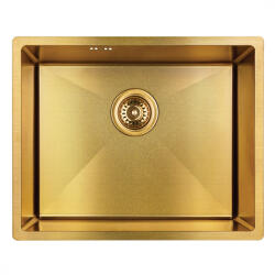 Laveo MARMARA inox arany színű mosogató - SAM_G10P (SAM_G10P)