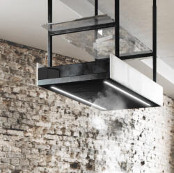 Ciarko MINIMAL 1 90 cm fekete sziget páraelszívó (panellal) (CDW901C_P)