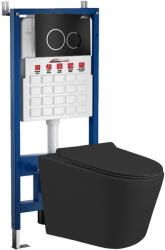 Roya Ride 082B falba építhető rimless WC tartály szett fekete - ROYASET_WT-1B_R-082B (ROYASET_WT-1B_R-082B)