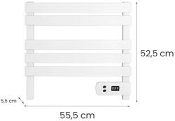  Elektromos törölközőszárító radiátor 150W fehér - TW-588D-White (TW-588D-White)