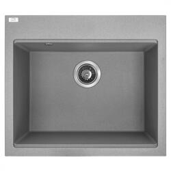 Laveo TAU 6 egymedencés gránit mosogató, szürke - SRT_510Y (SRT_510Y)