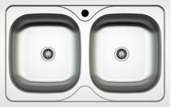 MOFÉM EVO2 2B 2 medencés rozsdamentes acél mosogatótálca - 760012810 (760012810)