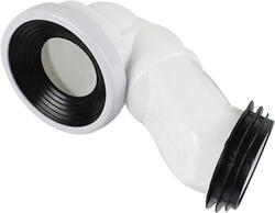  P-bekötőcső Viva ES monoblokkos WC-hez - ALSÓ bekötéshez - 90 / 110 mm (32S90110)