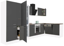  Yorki 370 sarok konyhabútor alsó sütős, alulfagyasztós hűtős kivitelben (LS370FHAN-SUT-PSZ-AF) - aquamixwebaruhaz