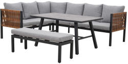 Texas 8 személyes sarok kerti bútor garnitúra (5901738197459)