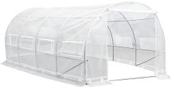  Fóliasátor 200x300x450 cm erősített vázzal+fólia - LMH-43225-TR (LMH-43225-TR)