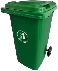  Hulladéktároló 240L zöld (LKU-240Z)