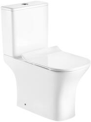 Kamet monoblokkos kompakt WC hátsó kifolyással ülőkével (Kamet)