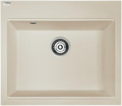 Laveo TAU 6 jázmin egymedencés gránit mosogató helytakarékos szifonnal - SBT_J10Y (SBT_J10Y)