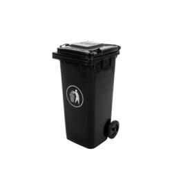  Hulladéktároló 120L FEKETE (5902659144423)