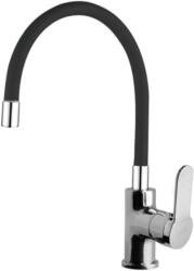 Eurostandard FLEX álló mosogató csaptelep - FEKETE - flexibilis kifolyócsővel (46C7000064)
