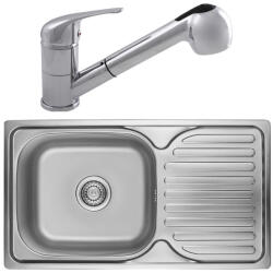 Laveo ORION 1CS SZETT kihúzható zuhanyv. króm csappal, K. - SKO_011TR (SKO_011TR)