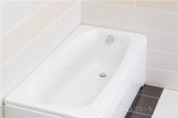 Favorit LUCIA szaniter akril kád - előlappal - oldallappal - állvánnyal - 170 x 75 cm (AL360)