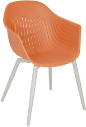  Ballena műanyag kerti szék fém lábbal, narancssárga (5905610251727)