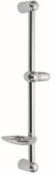 Caldo Freddo zuhanyfejtartó rúd - szappantartóval - átmérő 25 mm - 60 cm - króm (H12B) - aquamixwebaruhaz