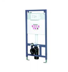 Doris Adriatic CH falba építhető WC tartály szett ( tartály + wc csésze + króm nyomólap + soft close wc tető ) (DORIS-ADRIATIC-CH)