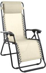  Delux összecsukható bézs nyugágy (5901738193826)