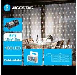 Aigostar B. V. Aigostar - LED Kültéri lánc 100xLED/8 funkció 4, 5x1, 5m IP44 hideg fehér B103031RN (AI1419)