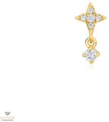 Ania Haie aranyozott ezüst fél pár fülbevaló - E070-12G