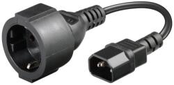 Well Cablu de Alimentare AC Mama, CCE 7/4 Tata Negru, 0.23 m (CABLE-IEC-CCE-0.23-WL)