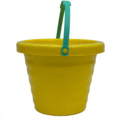 Dohány Kis hullámos homokozó vödör sárga színben (D391-s)