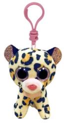Ty Beanie Boos Livvie - Barna-rózsaszín leopárd plüss kulcstartó (8, 5 cm) (TY_35248)