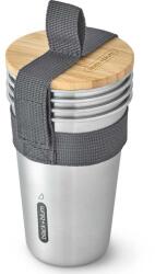Black+Blum Bögre OUTDOOR 500 ml, 4 db szett, ezüst, rozsdamentes acél, Black+Blum (BBOLCUP001)