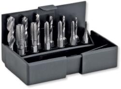 Volkel Set de 6 Tarozi Bit Hextap S, HSS-G, 6 Burghie si 1 Cap Prindere, in Caseta din Plastic (VL.67020)