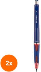 Serve Set 2 x Creion Mecanic Swell Office, 0.7 mm, Plastic, Diverse Culori (HOK-2xKH-SV-SWELLOF07)