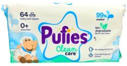 Pufies Servetele Umede Bebelusi Pufies Clean&Care, 99% Apa, 64 Bucati (FIMPFSC157)