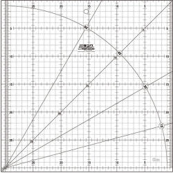 OLFA Vonalzó 30 cm (MQR-30X30-NON-SLIP)