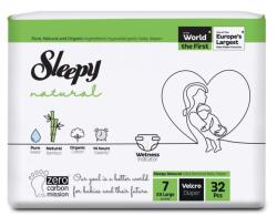 Sleepy Scutece Bebelusi Sleepy Natural Double, Marimea 7 XXLarge, 20-30 kg, 32 Bucati (SMT-0308)