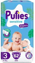pufies Scutece Pufies Sensitive Maxi, Marimea 3 Midi, 6-10 kg, 62 Bucati (FIMPFSC154)