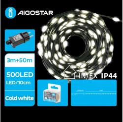 Aigostar B. V. Aigostar - LED Karácsonyi kültéri lánc 500xLED/8 funkció 53m IP44 hideg fehér B103031S0 (AI1423)