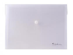 Victoria office Irattartó tasak, A4, PP, patentos áttetsző (IDITA4A)