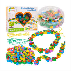 Malis Fa gyöngyök, 92 db (108905)