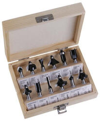  Set de frezat superior 12 piese 8 mm (21451F) Burghiu