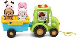 VTech Музикална играчка за дърпане Vtech - Трактор с животни (V533003)