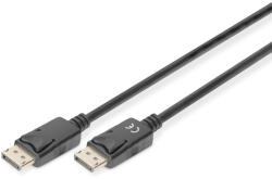 ASSMANN DB-340100-030-S DisplayPort kábel 3 M Fekete (DB-340100-030-S)
