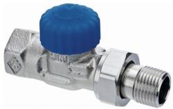 Imi Heimeier kisellenállású termosztatikus szelep DN15 (1/2") egyenes, kék kupakos 2242-02.000 (2242-02.000)
