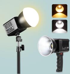  PULUZ 60W stúdió videólámpa, 2500K-6500K két színhőmérsékletű (fekete) PU4119B - studioeszkozok